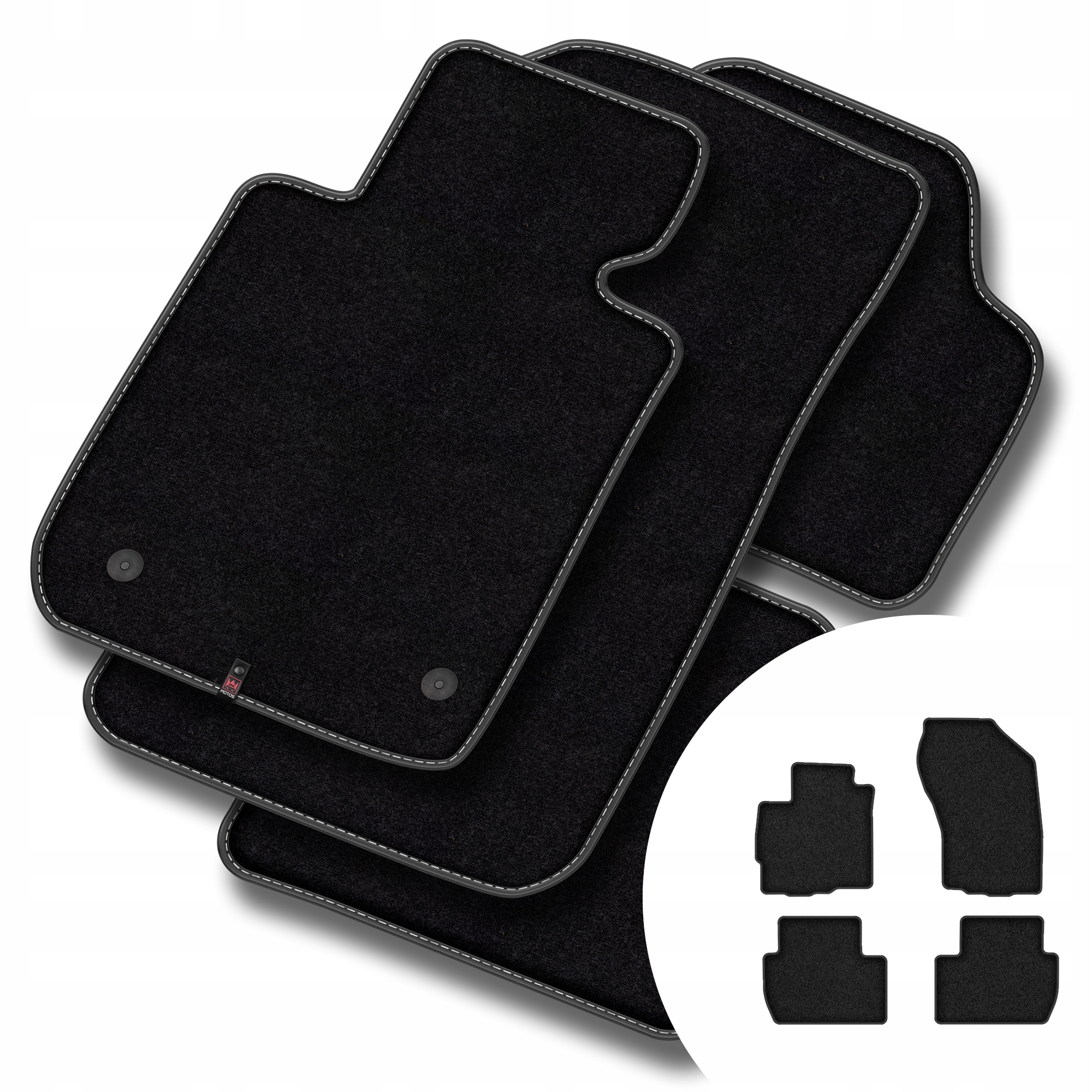 Velurové koberce Premium pro Citroen C-Crosser 2007-2012