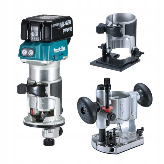 Makita DRT50RTJX2 frezarka akumulatorowa z akcesoriami 18V/2*5Ah
