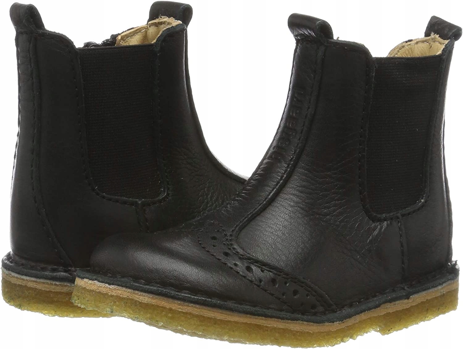 BISGAARD DZIECIĘCE BOTKI CZARNE SKÓRZANE 34 1S6A Płeć dziewczynki