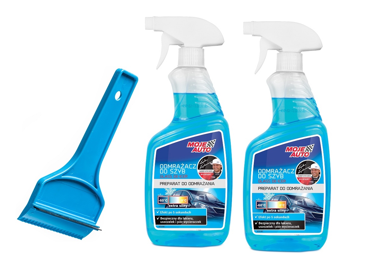 

Moje Auto Odmrażacz Do Szyb 650ML x 2 Skrobaczka