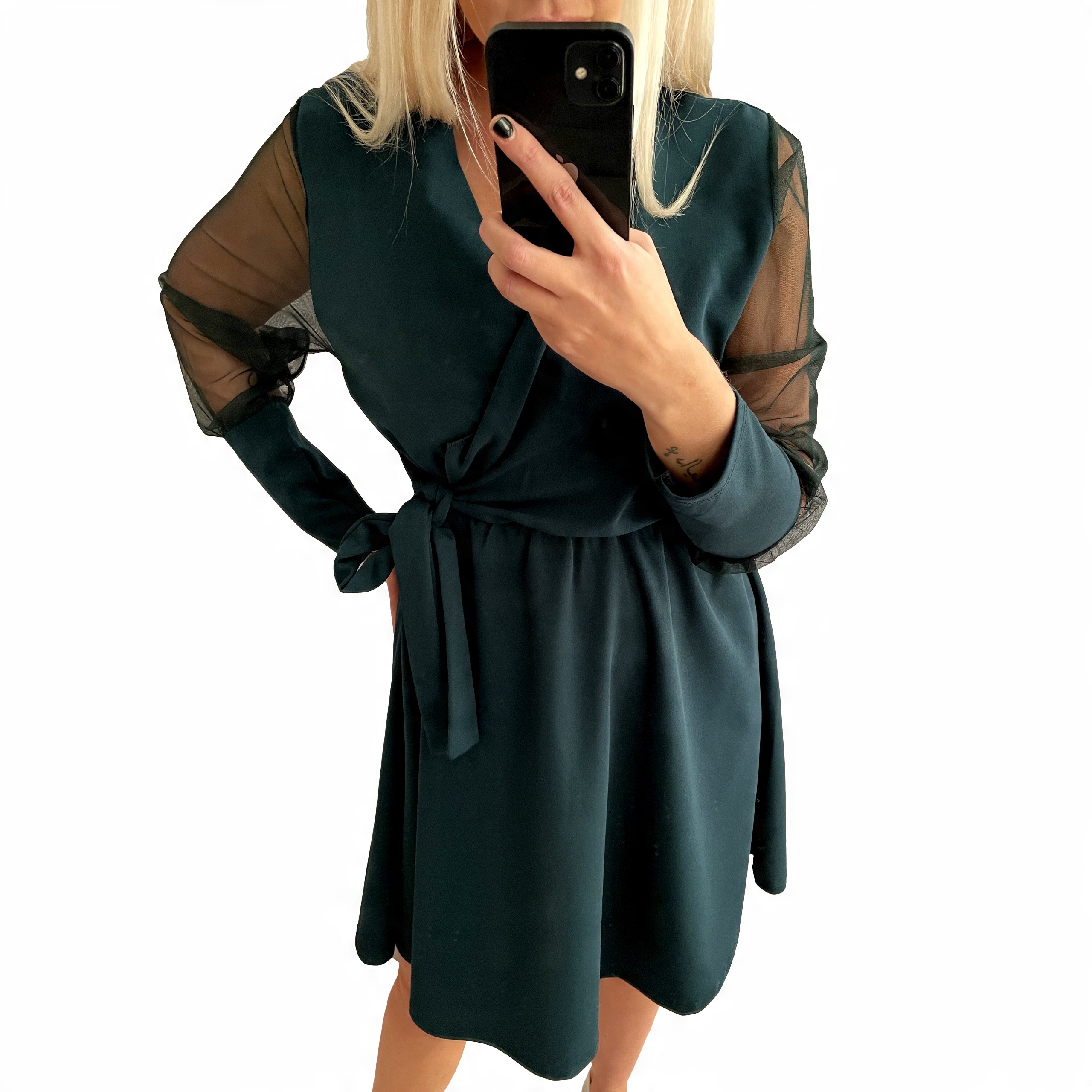 

V391 Sukienka Koronka Sylwestrowa r 48 (4XL)
