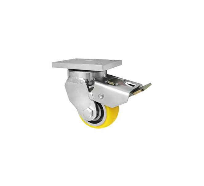 Hliníkovo-polyuretanové kolo pro otočné zatížení, brzda S80