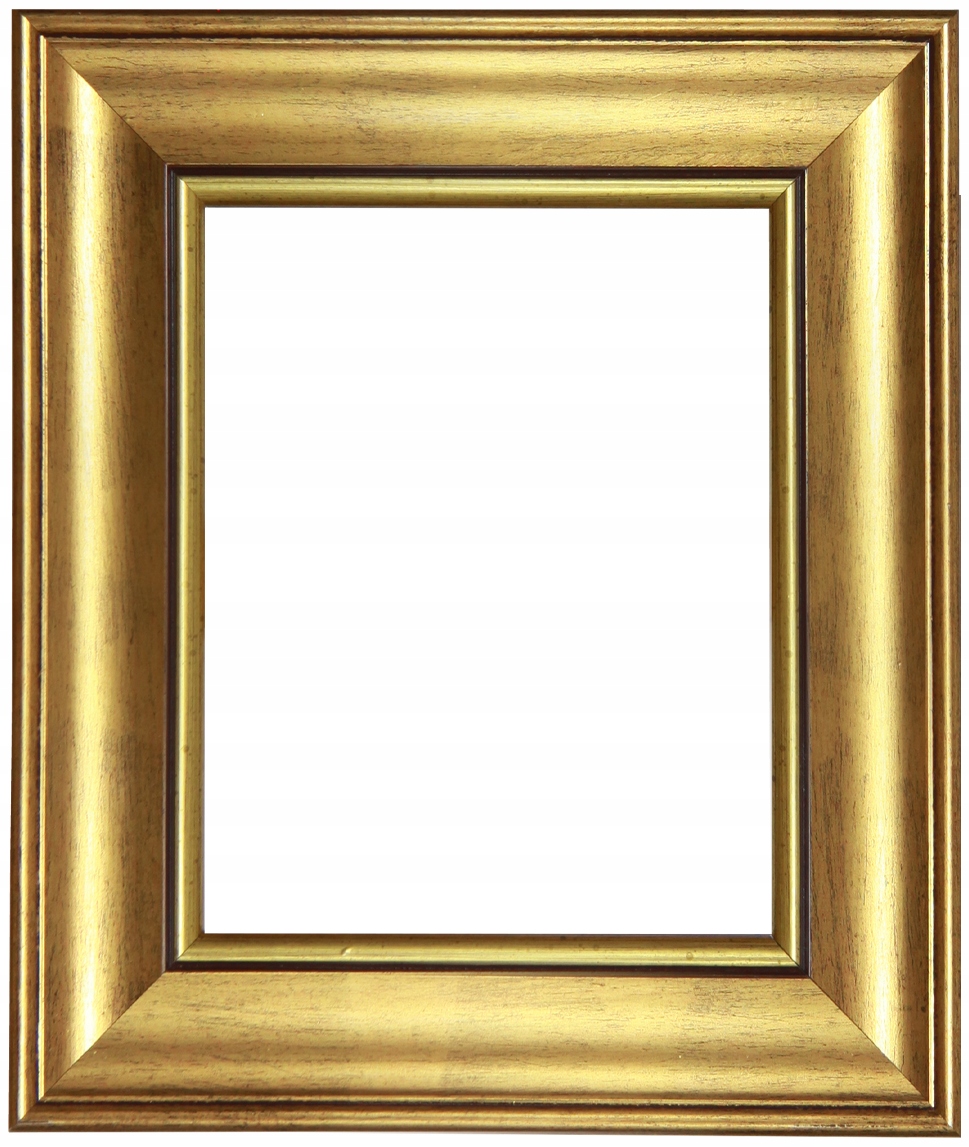 RAMA SOSNOWA ZŁOTA WYMIAR OKNO 40x50 CM DO OBRAZÓW NA ŚCIANĘ PLAKAT LUSTRA