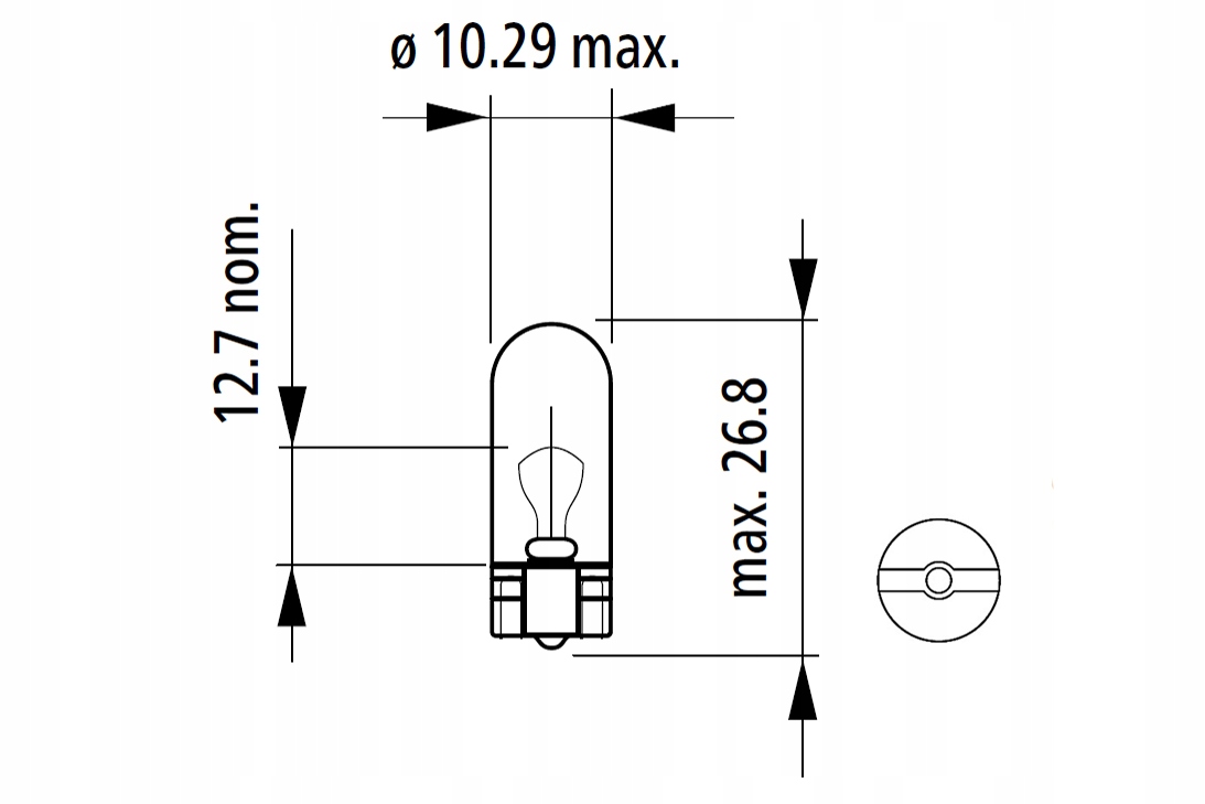 1 X SZTUKA Osram W5W 5 W 2825 ORYGINAŁ OSRAM PAKOWANE LUZEM SUPER CENA Producent Osram