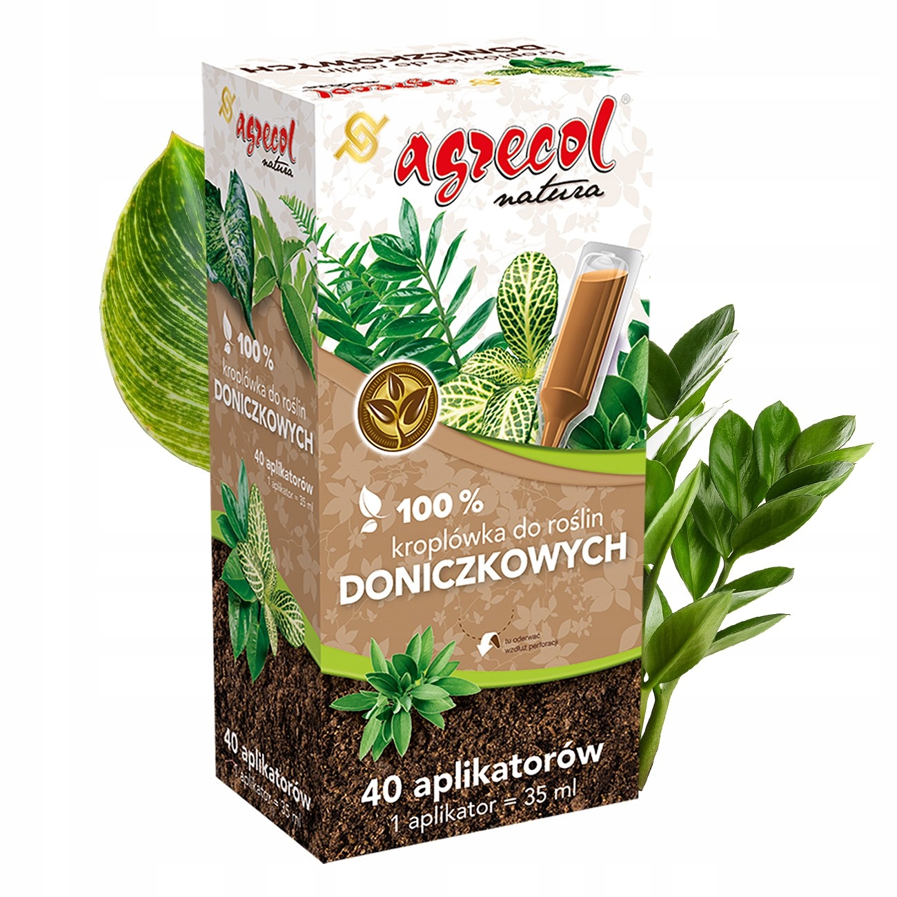Organické Hnojivo Pro Pokojové Rostliny Agrecol Aplikátor 40 X 35 ML