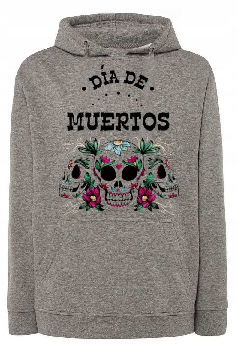 Mikina s barevným potiskem Lebka Lebky vel. 5XL