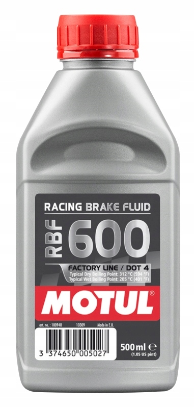 MOTUL ТОРМОЗНАЯ ЖИДКОСТЬ MOTUL DOT4 500ML RBF600 FACTORY LINE