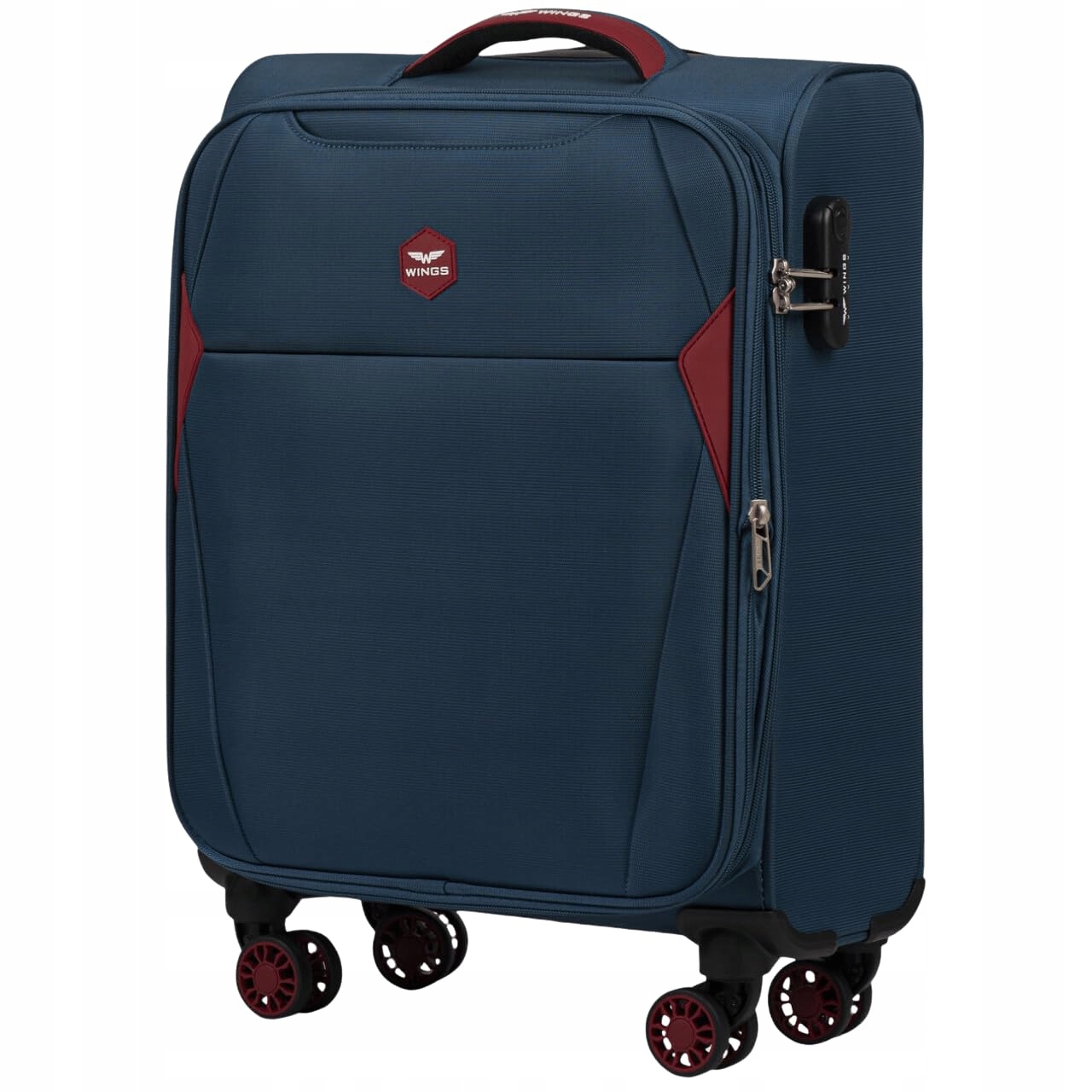 Měkký kabinový kufr Wings Dipper Wings 20" Blue cestovní příruční zavazadlo