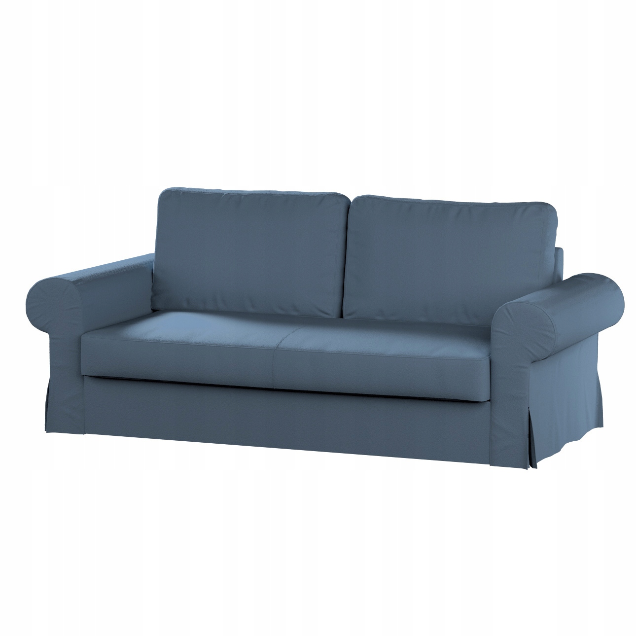 Potah na rozkládací pohovku Backabro 3-místný Ikea modrá bukla