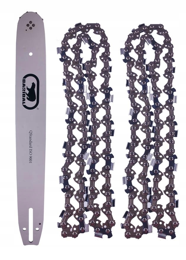 2xłańcuch +prowadnica 35cm pilarki Partner 351