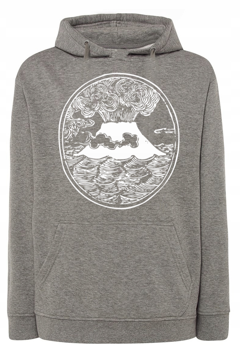 Pánská mikina s pěkným potiskem Wulkan vel. S