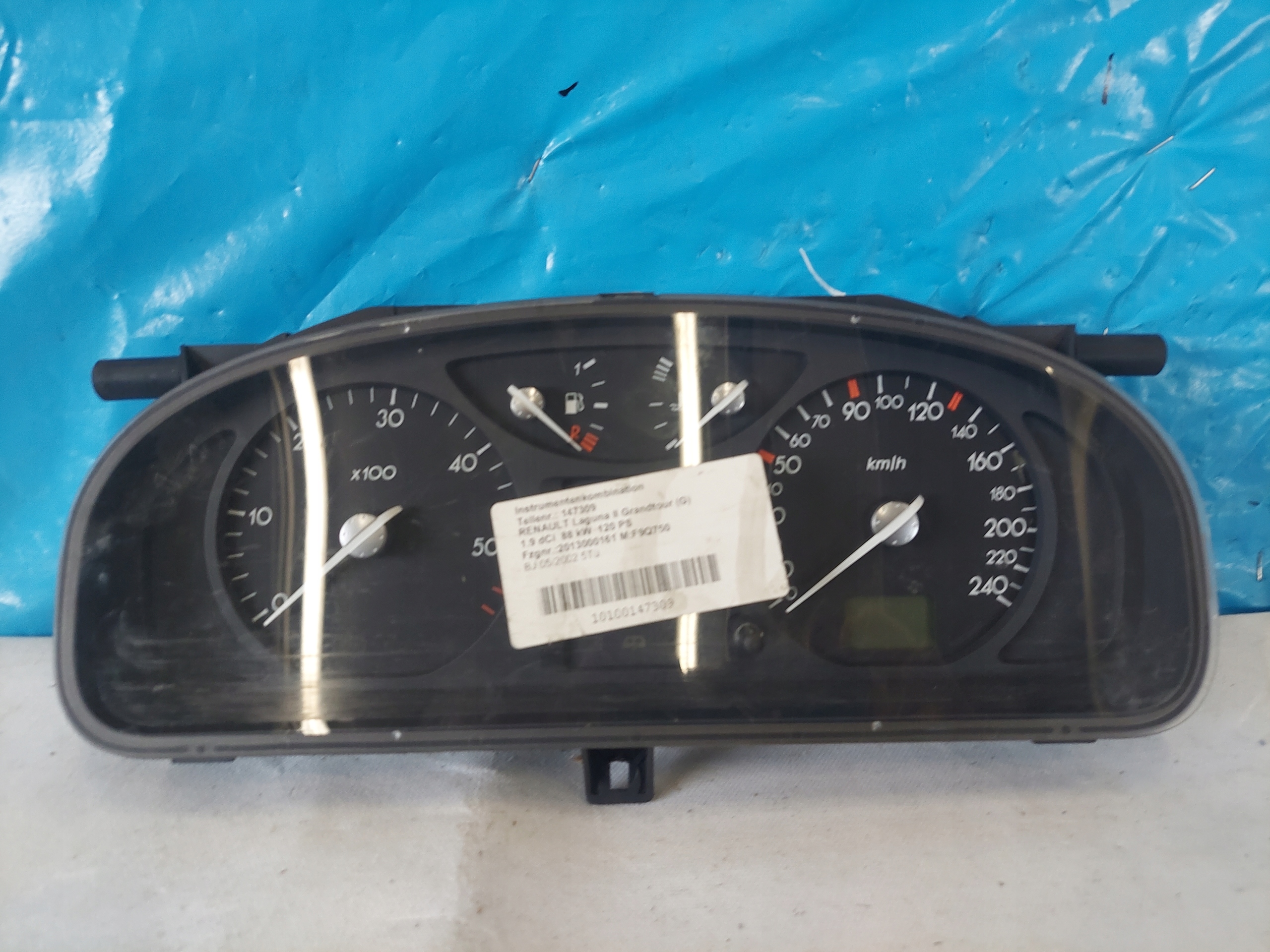 dials clock LAGUNA II 1.9 DCI 8200170257