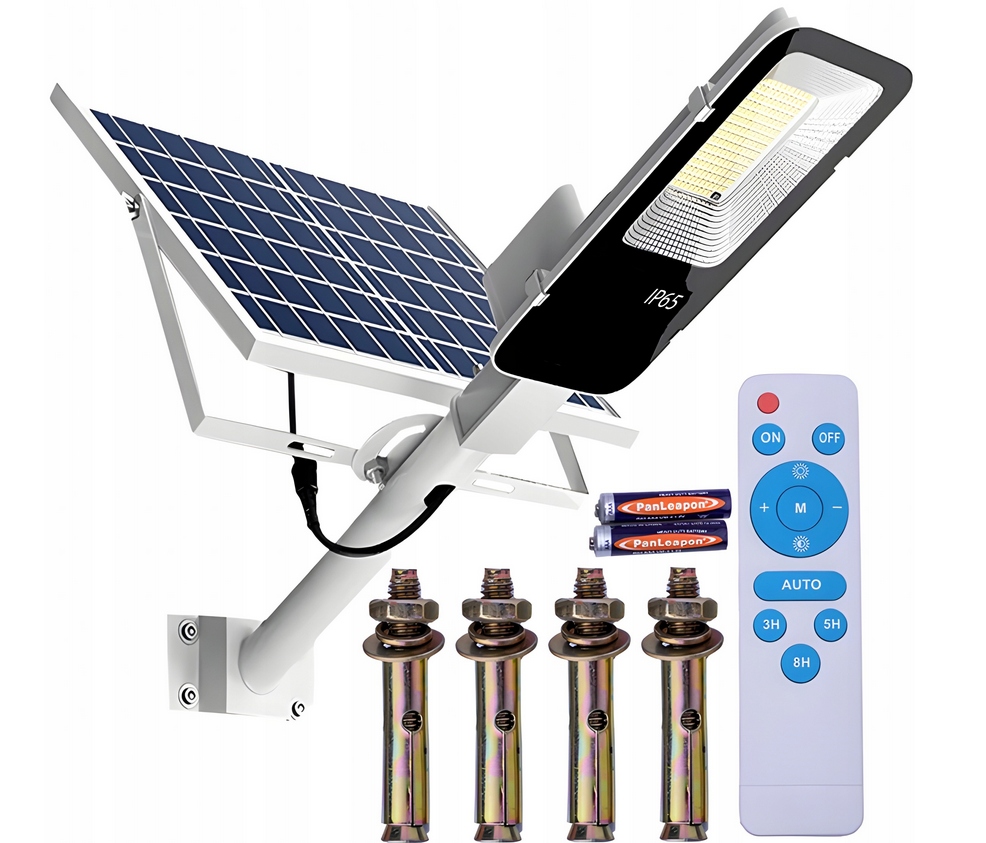 

Mocna Lampa Solarna Led 800W Uliczna Pilot Zestaw