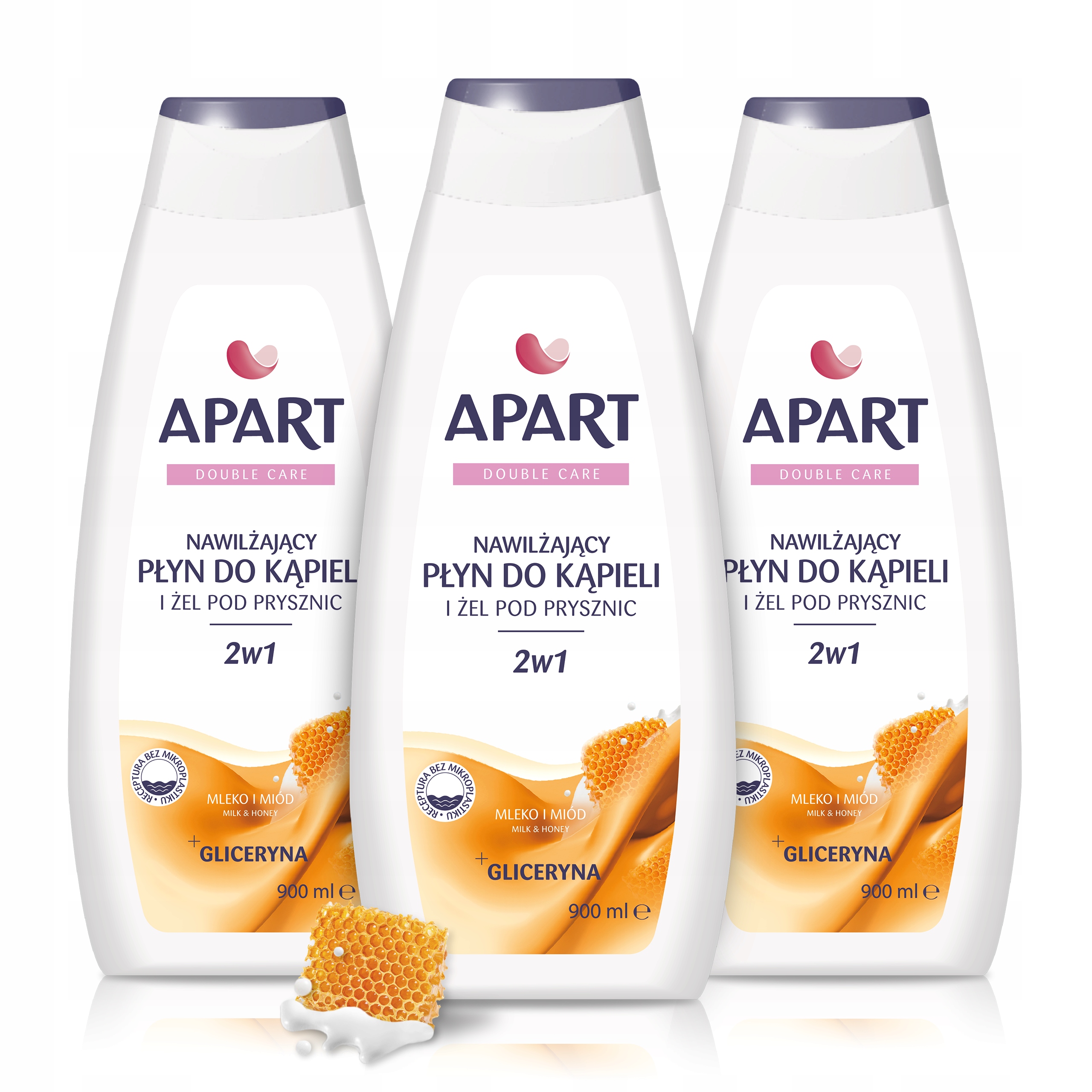 

Apart Żel pod Prysznic Damski Mleko i Miód 900ml