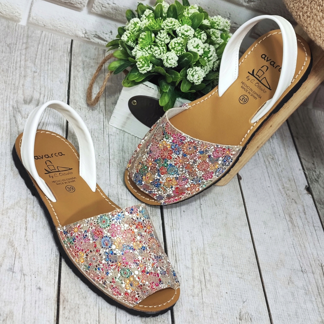 HISZPAŃSKIE SANDAŁY DAMSKIE SKÓRZANE AVARCASY - 37 Marka bez marki