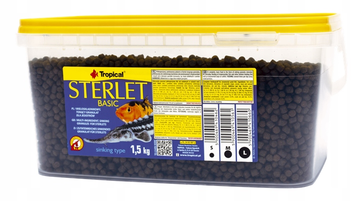

Tropical Sterlet Basic Size S 3l/1,5kg