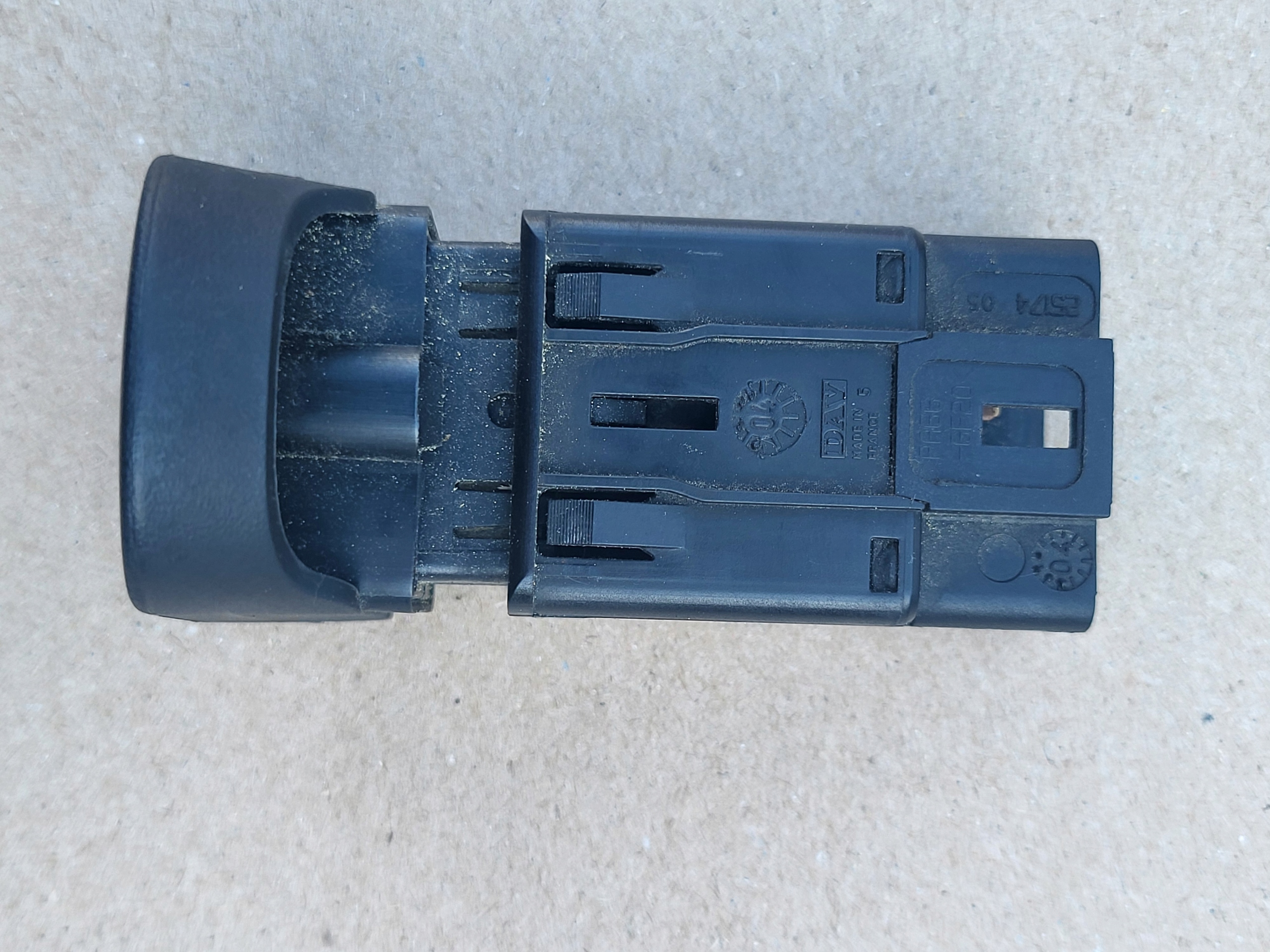 Interruttore comando luci Luci di emergenza RENAULT KANGOO e OE 090307D OE EU