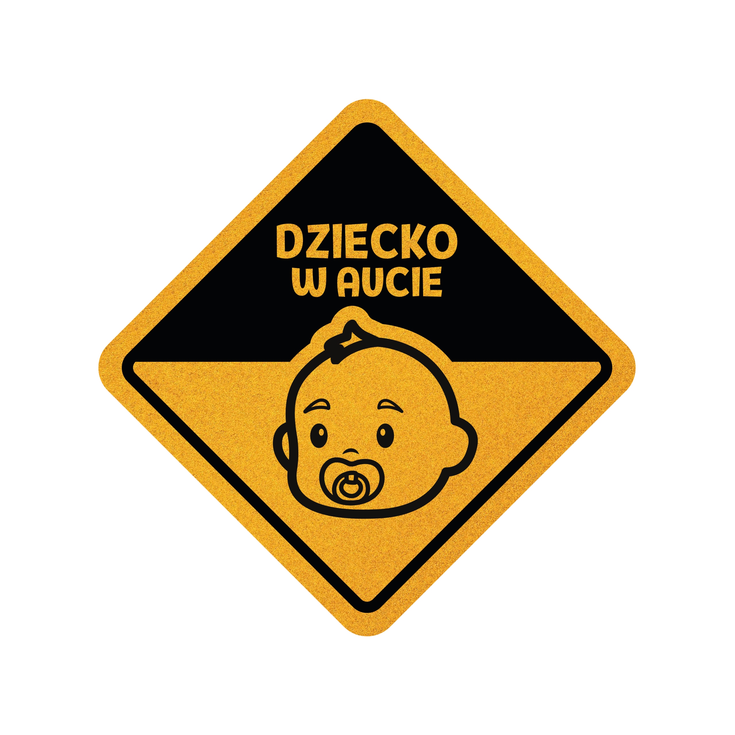 

Naklejka Odblaskowa Dziecko w Aucie 004