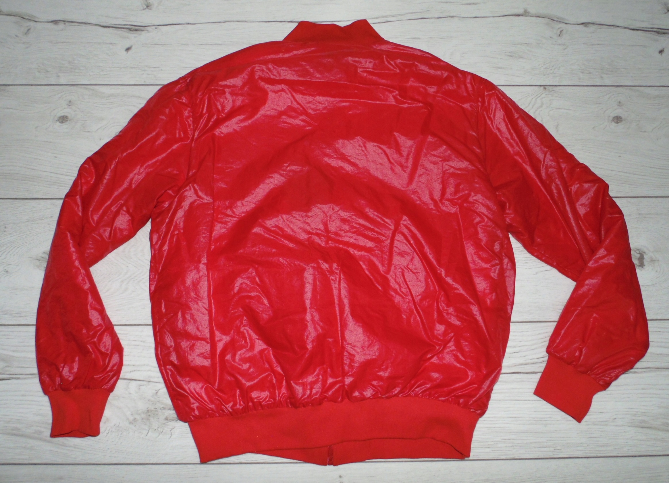LACOSTE KURTKA RETRO 1973 RED FRANCE r.6 XL / XXL Kaptur bez kaptura