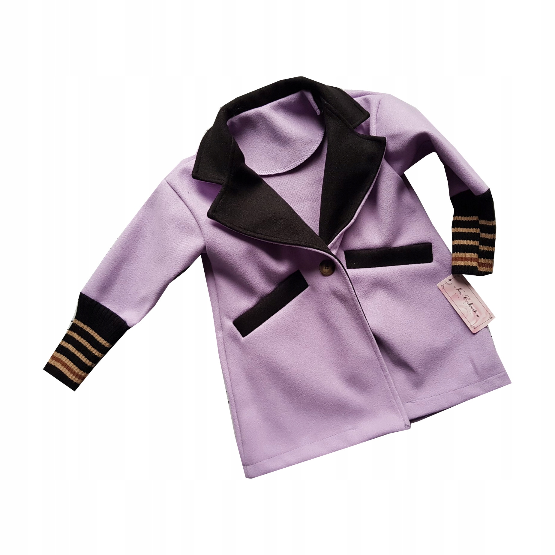 Płaszczyk przejściowy lila 122/128