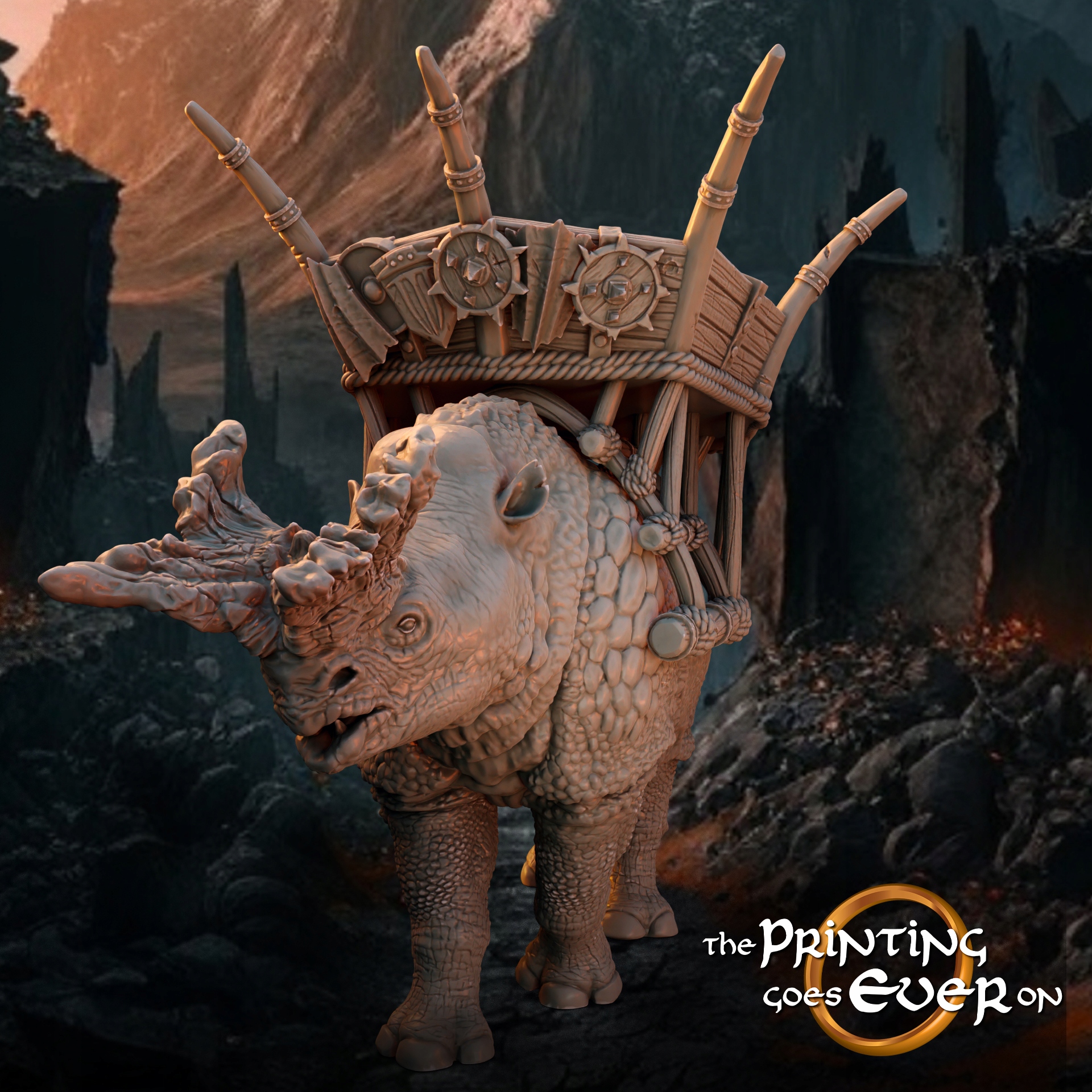 Horned Beast of Groz B The Printing Goes Ever On