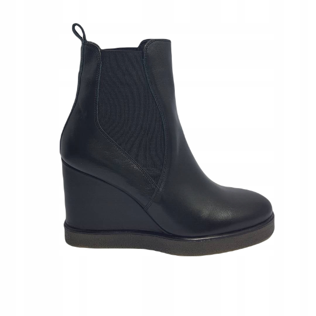 Dámské kotníkové boty Higo 2458 černé 38, Černá