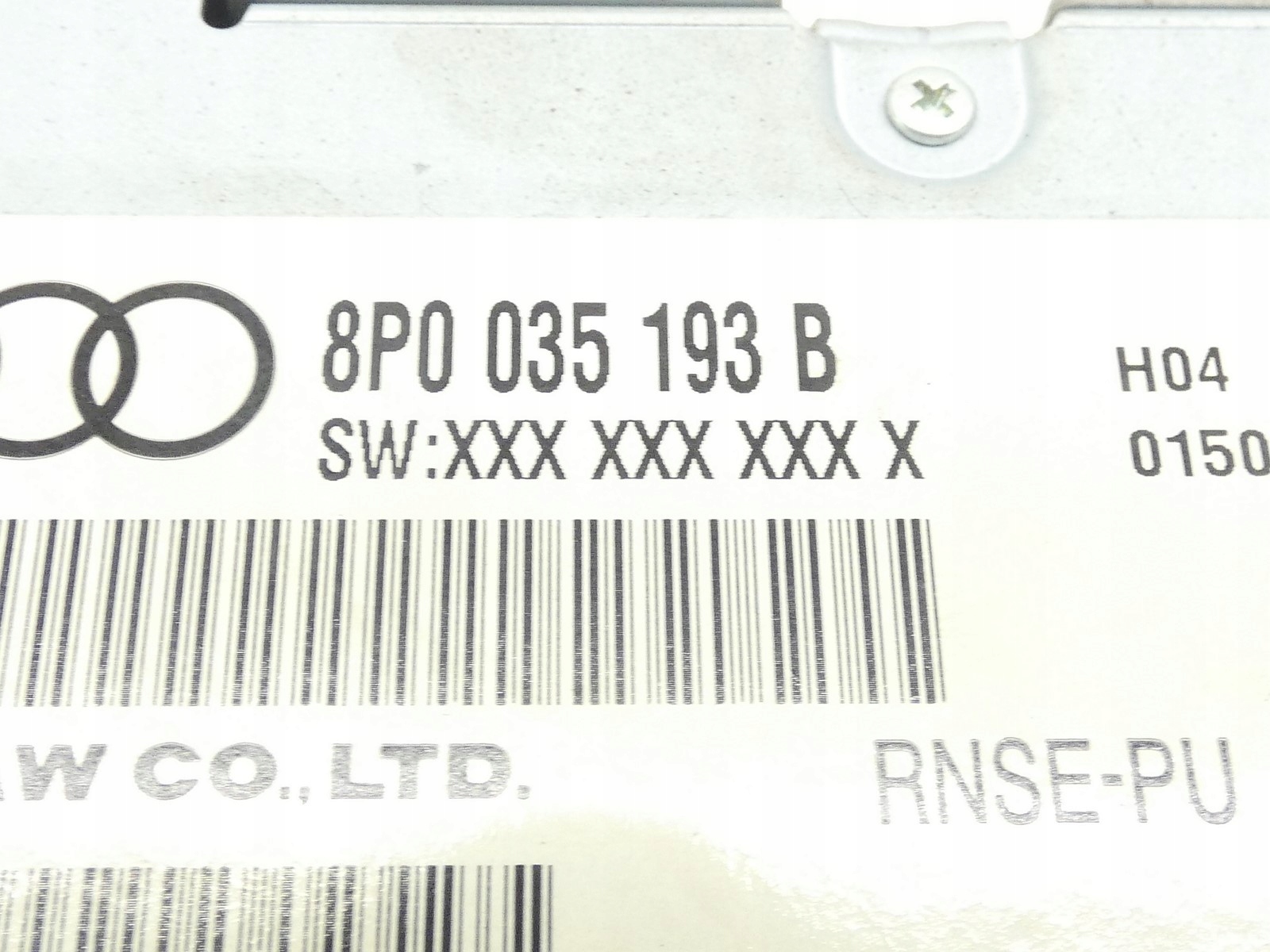 RADIO Navigation NAVIGATION MULTIMEDIA PLUS RNS-E AUDI A3 8P LIFT 8P0035193B