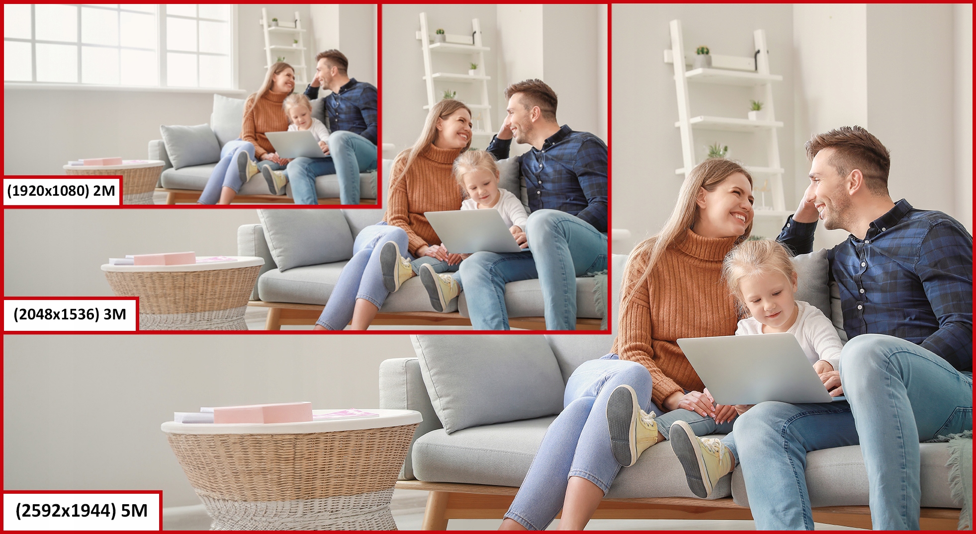 Kamera IP zewnętrzna wewnętrzna 5Mpix OptiColor OptiSense VOBIP937M OPTIVA Marka Optiva