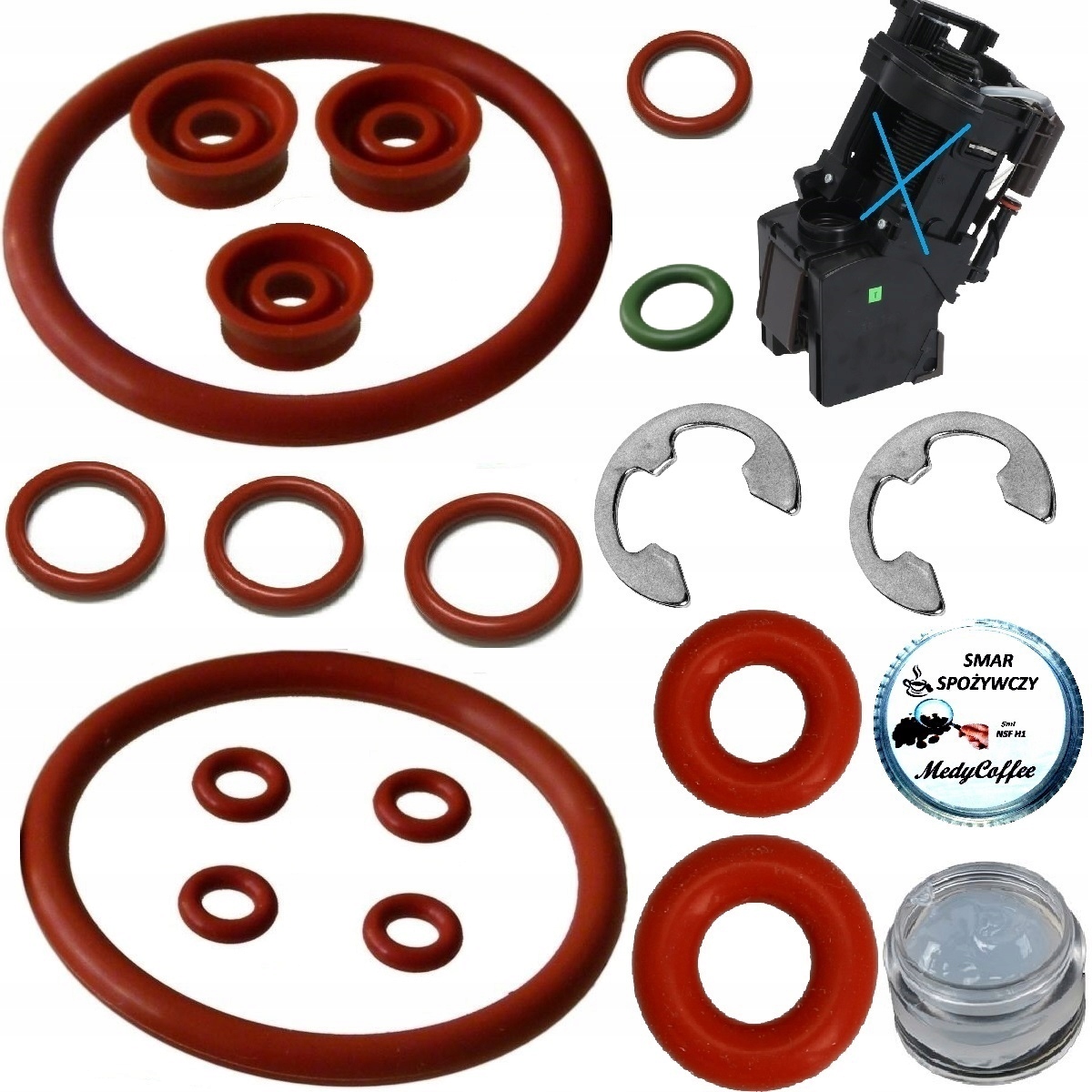 ZESTAW USZCZELEK JURA ENA 4 , 8.