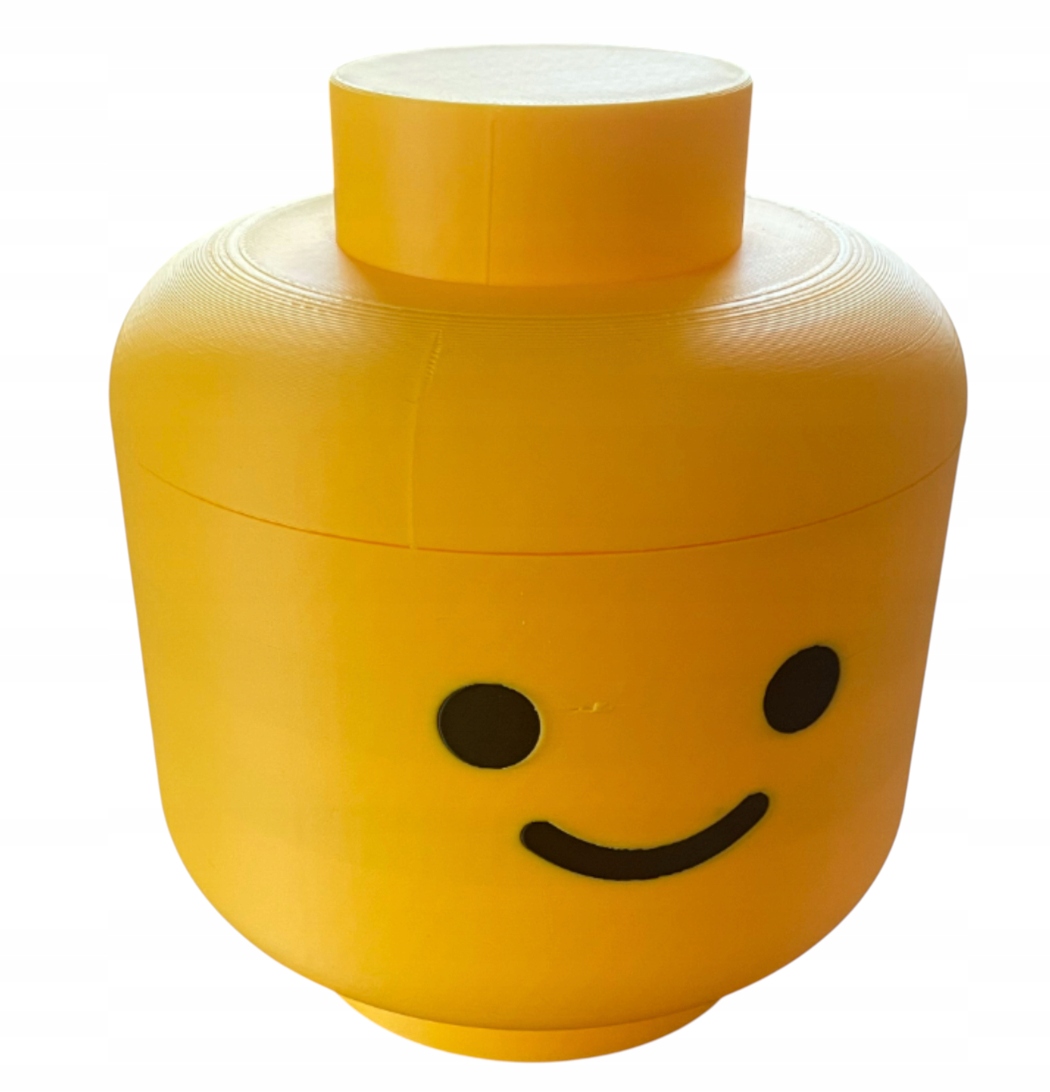 Pojemnik w stylu klocków Lego 15 cm do przechowywania drobiazgów