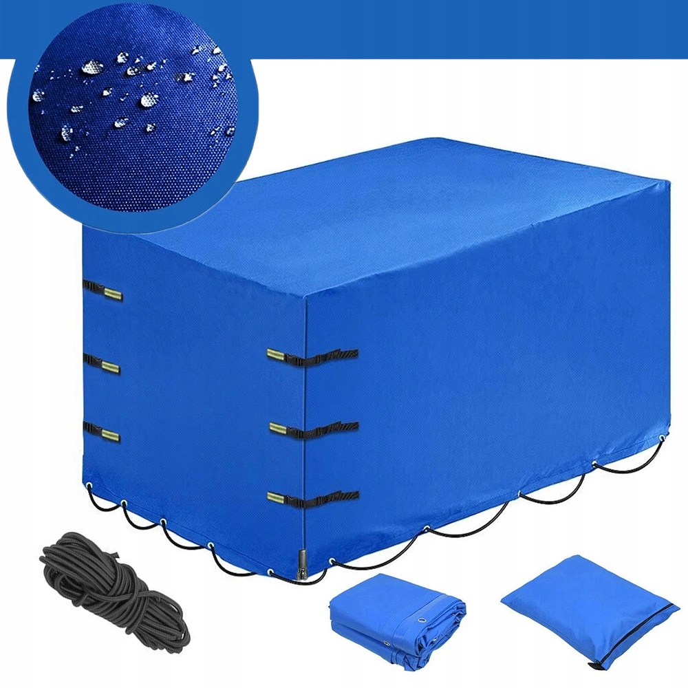 Plachta Přívěsu Do Auta 210 x 114 x 110 CM 600D Pvc Modrá