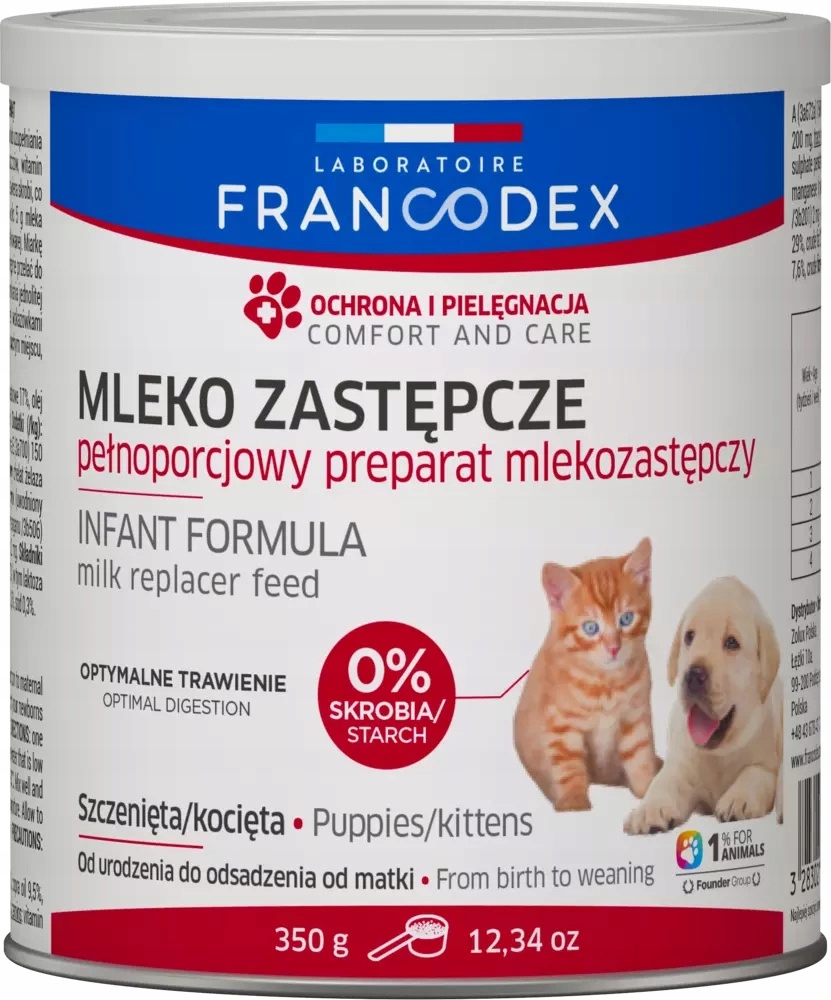 Levně francodex sušené mléko pro štěňata koťata 350 g