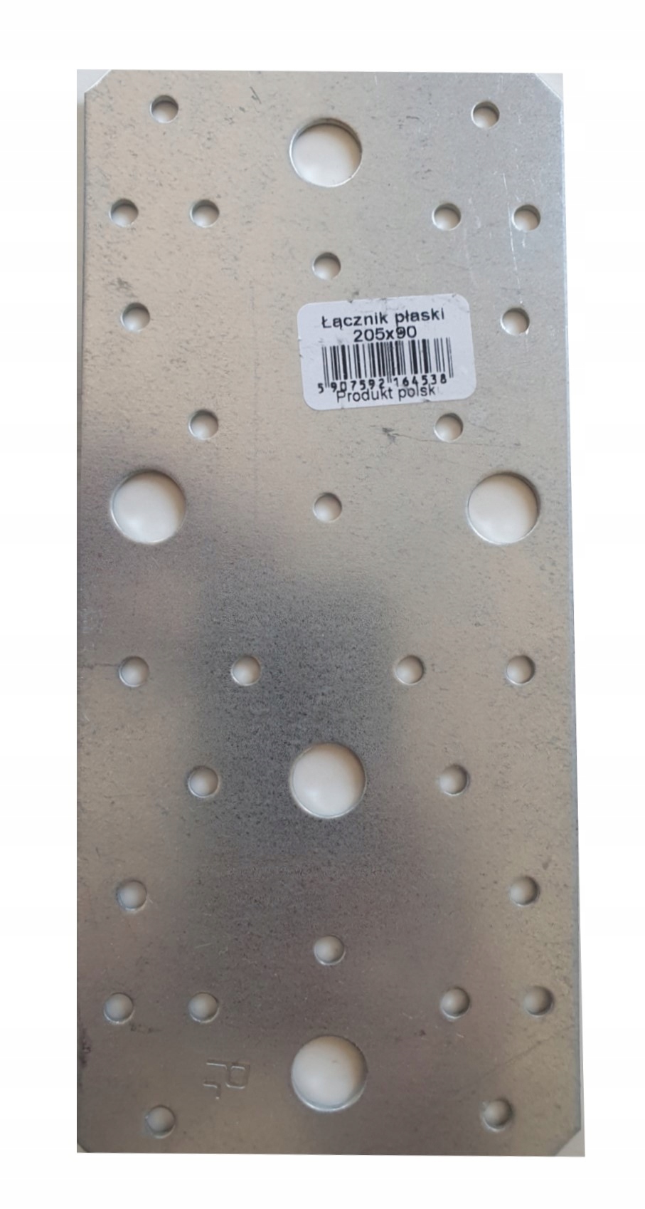 

Łącznik płaski stal 205 x 90x2 mm /10 sztuk