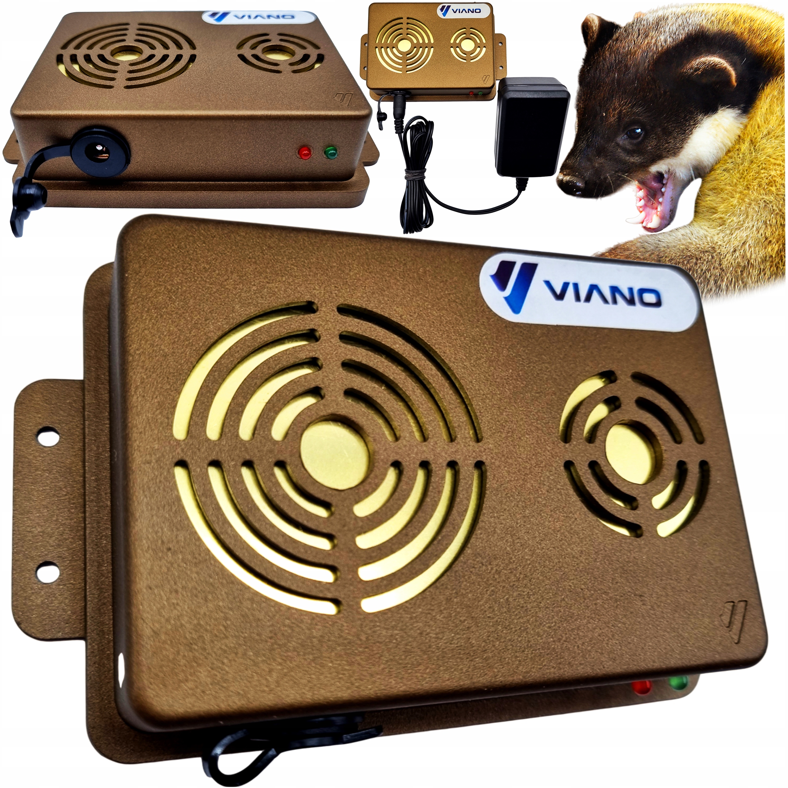 ODSTRASZACZ GRYZONI KUN MYSZ DO AUTA BEZPRZEWODOWY