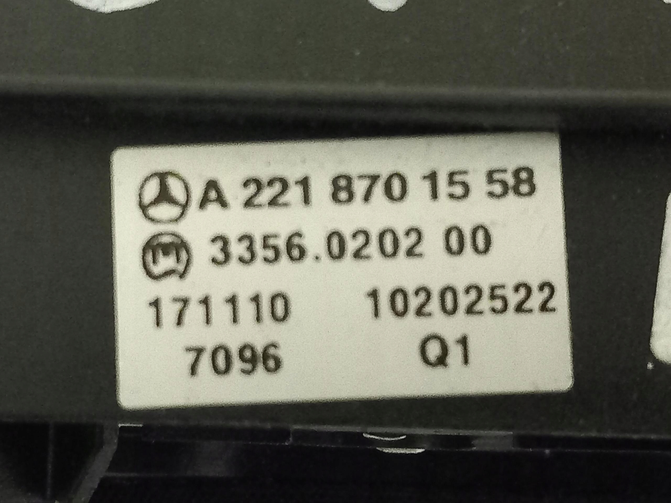 control panel PDC ESP MERCEDES S-KLASA W221 A2218701558 05-13