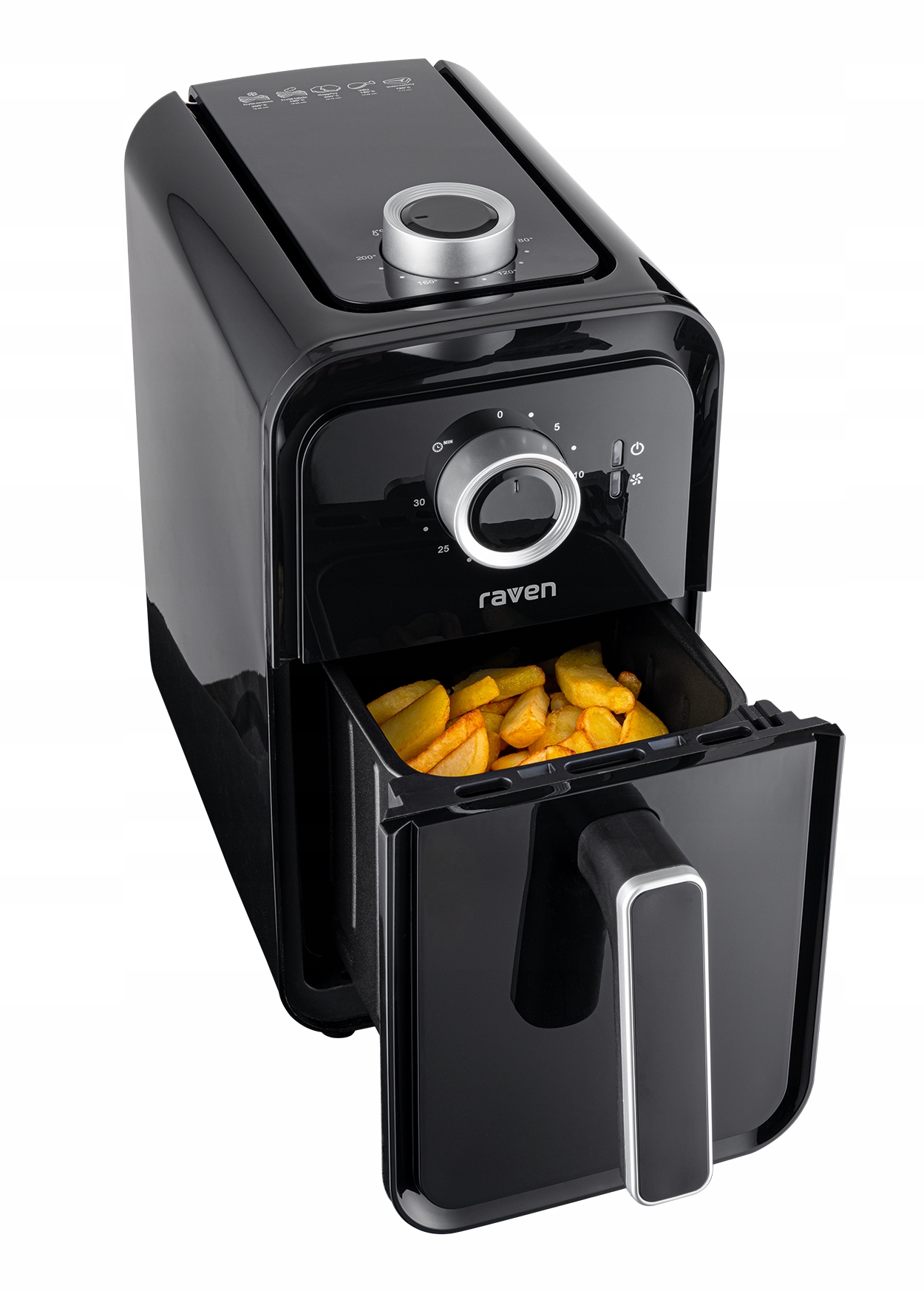 Frytkownica beztłuszczowa Air fryer Raven EFN006 1350W 3,5L Wąska 17,5cm