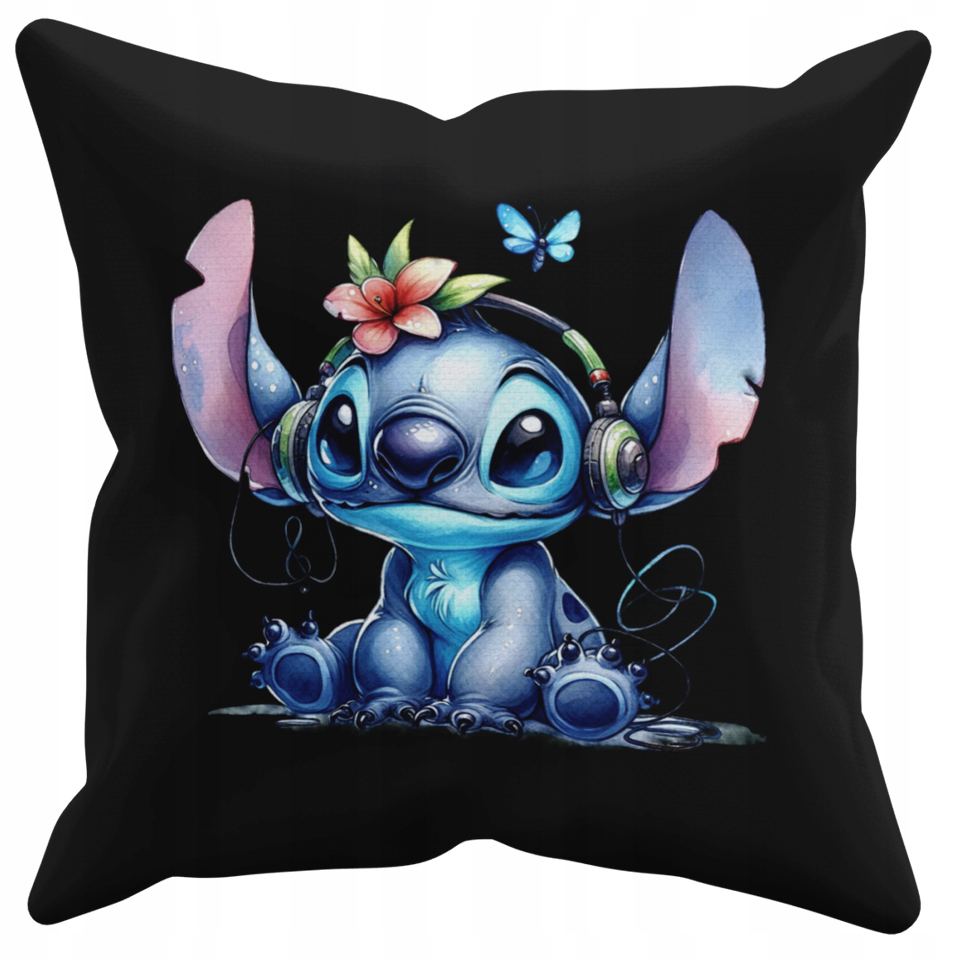 POSZEWKA NA PODUSZKĘ JAŚKA DO PRZEDSZKOLA STICZ SŁODZIAK + IMIĘ GRATIS Kolor dominujący czerń