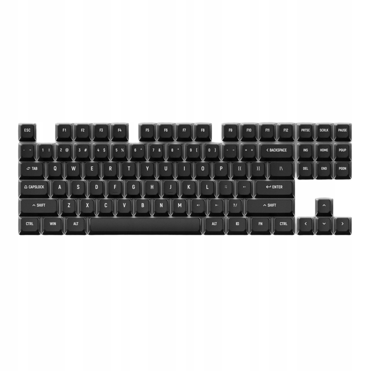KeyTok Keycaps Pbt Klávesy pro mechanickou klávesnici Kol WoB Dye-sub
