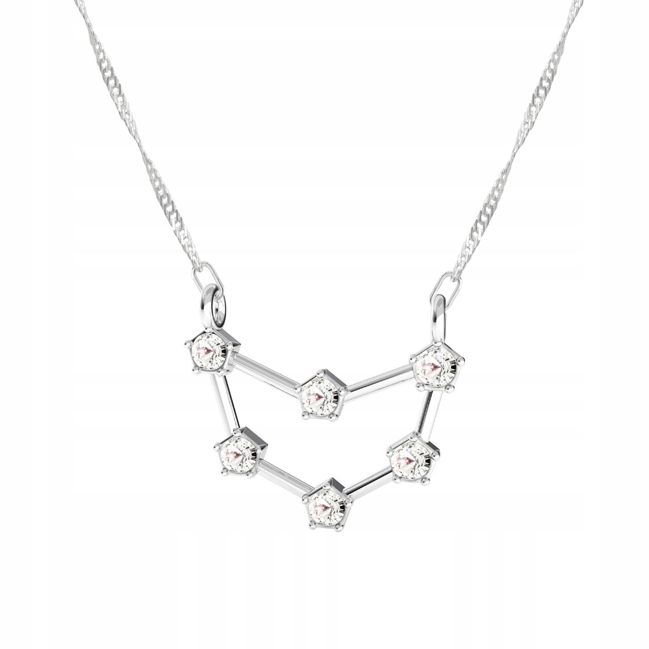 Stříbrný řetízek náhrdelník Znamení Zvěrokruhu Kozoroh