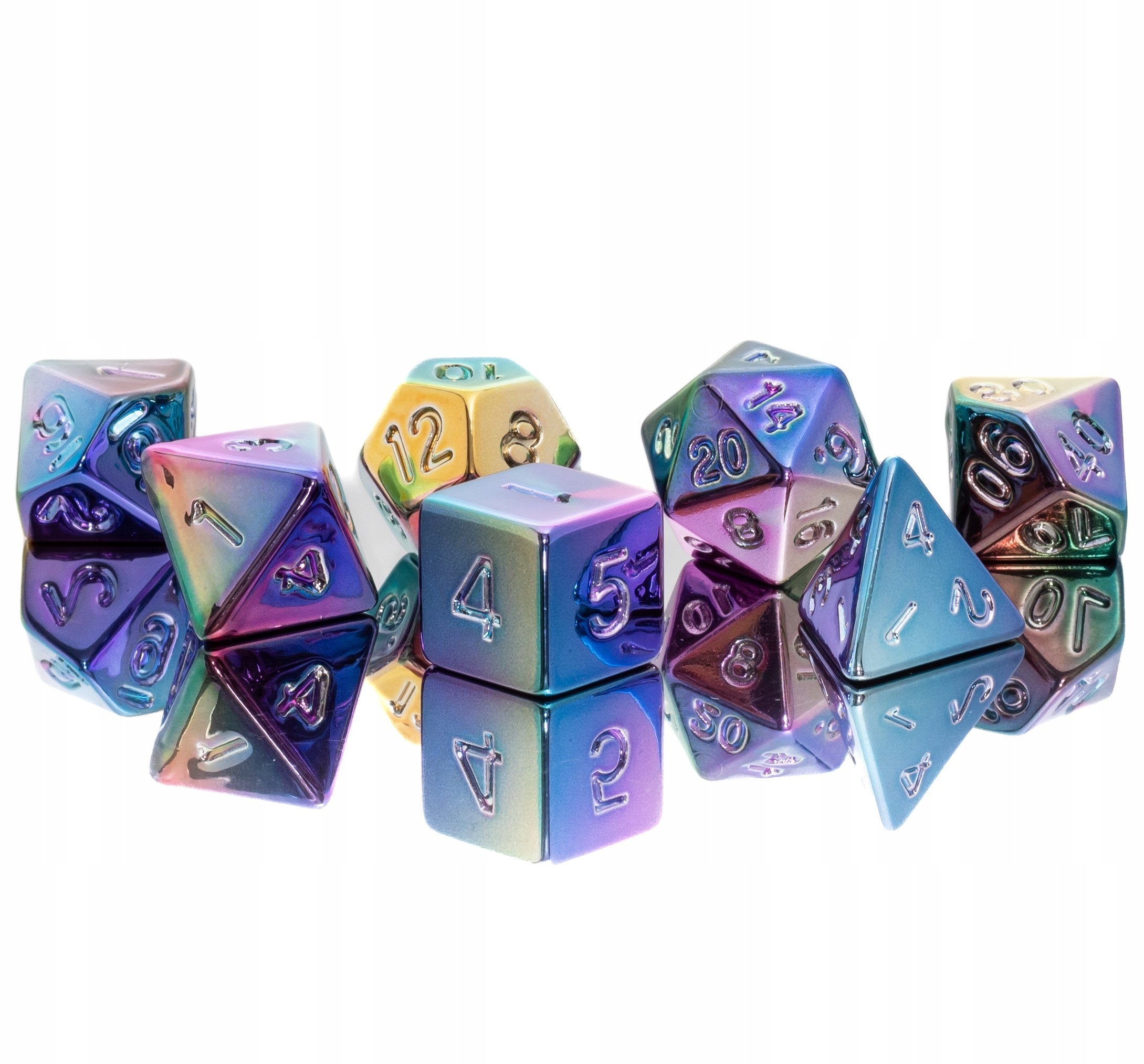 ŁATWOPALNE ZESTAW 7 KOŚCI KOSTEK RPG