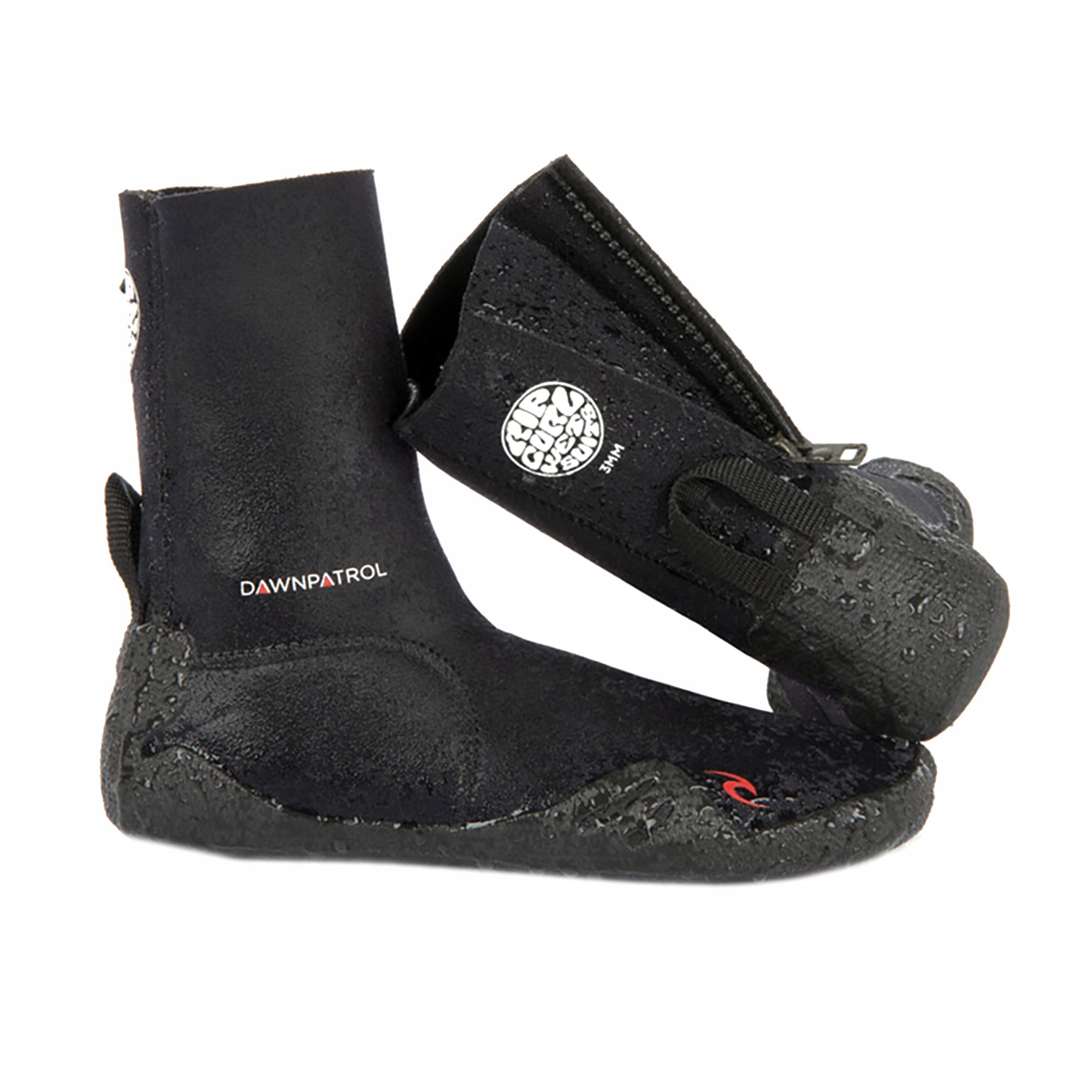 Buty neoprenowe Rip Curl Omega 3 mm S/Toe Zip 90 czarne Wboyam 42 (9 Us)