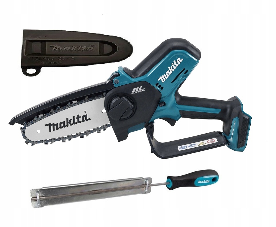 Aku řetězová pila Makita DUC150Z01 18v pro řezání dřeva větví