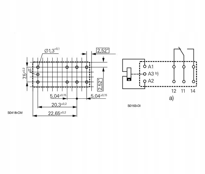 PB - RT314F/12 бистабильное реле 16A-12V код производителя 1pb-RT314F/12