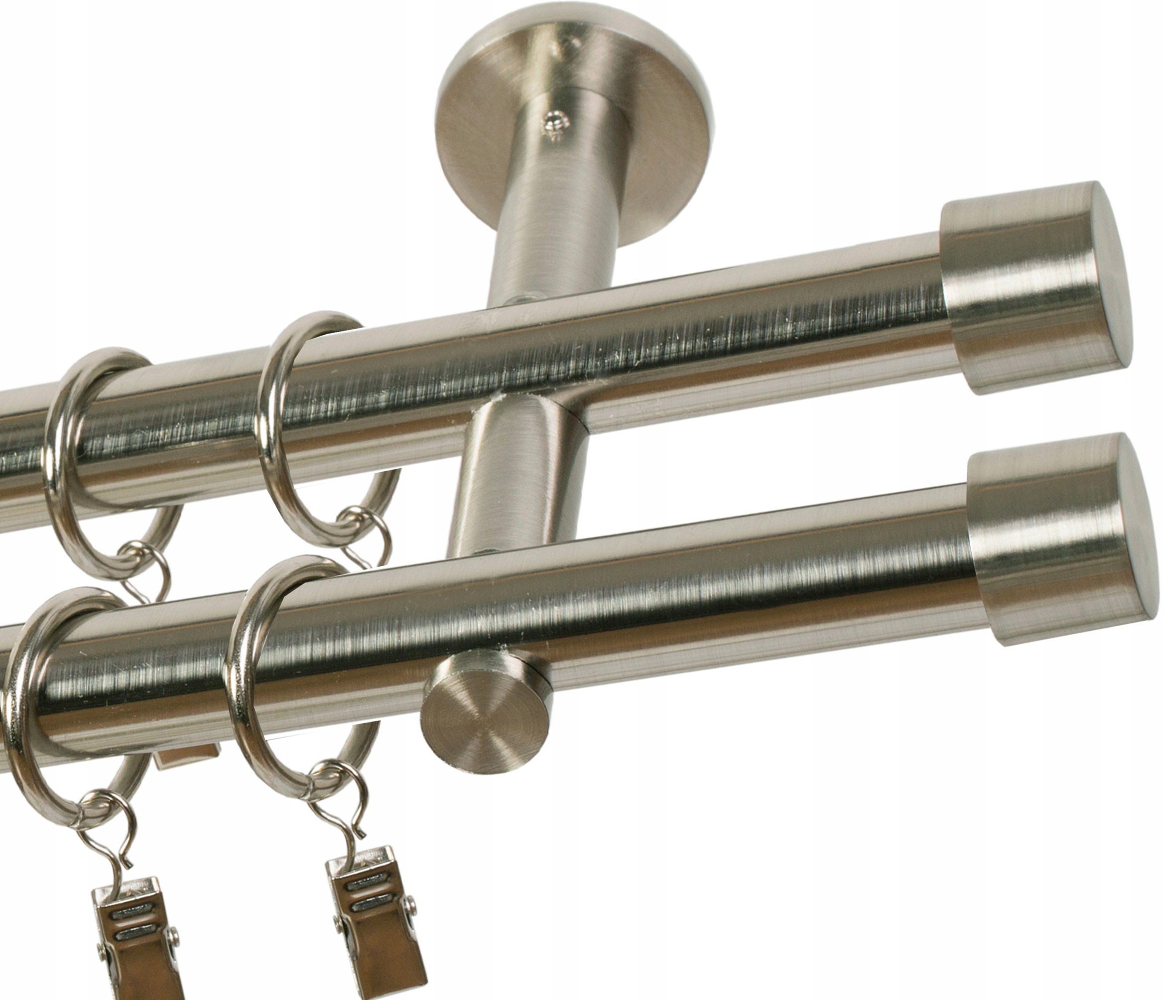 

Karnisz Opera Podwójny Metal Inox 19+19 mm 160 cm