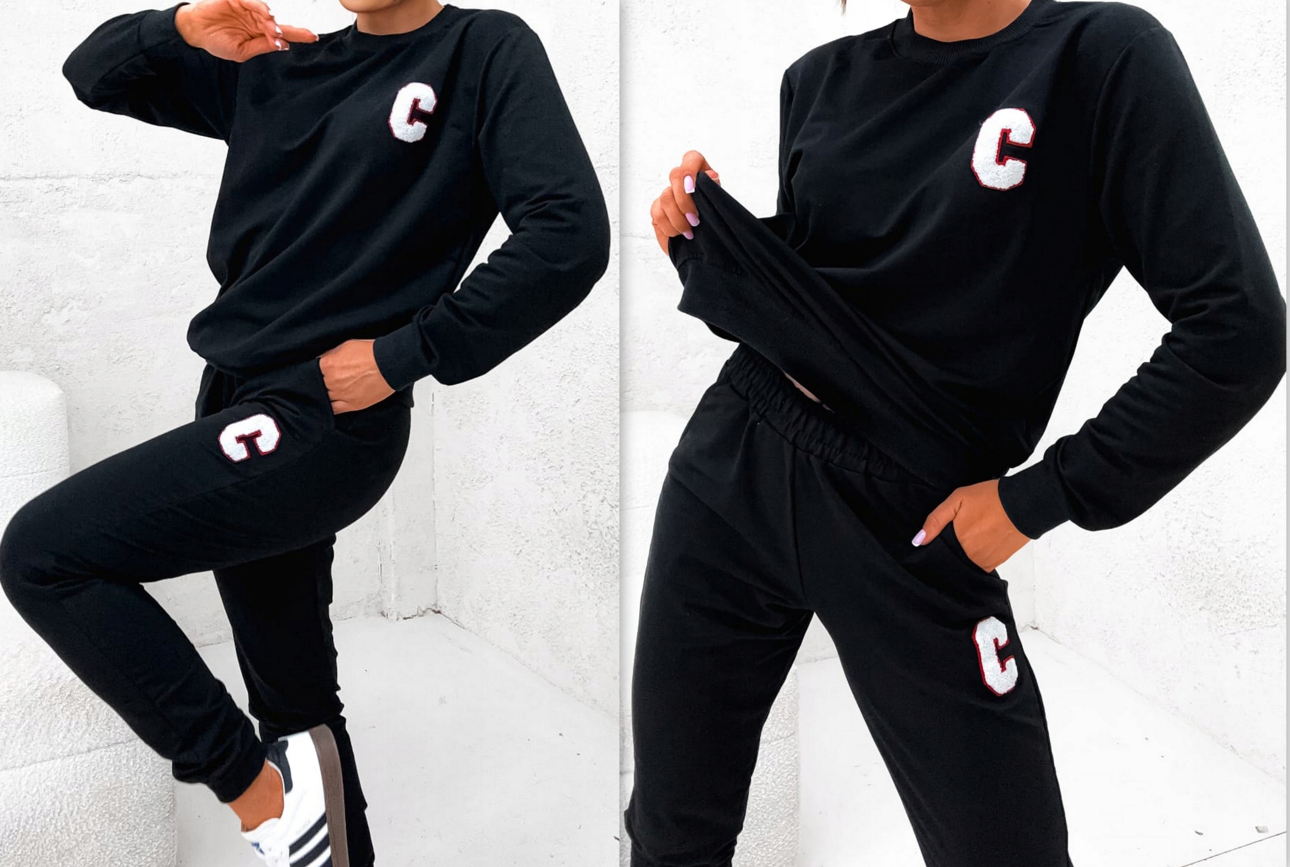 KOMPLET dresowy BLUZA SPODNIE BAWEŁNA KOLORY M Model KOMPLET