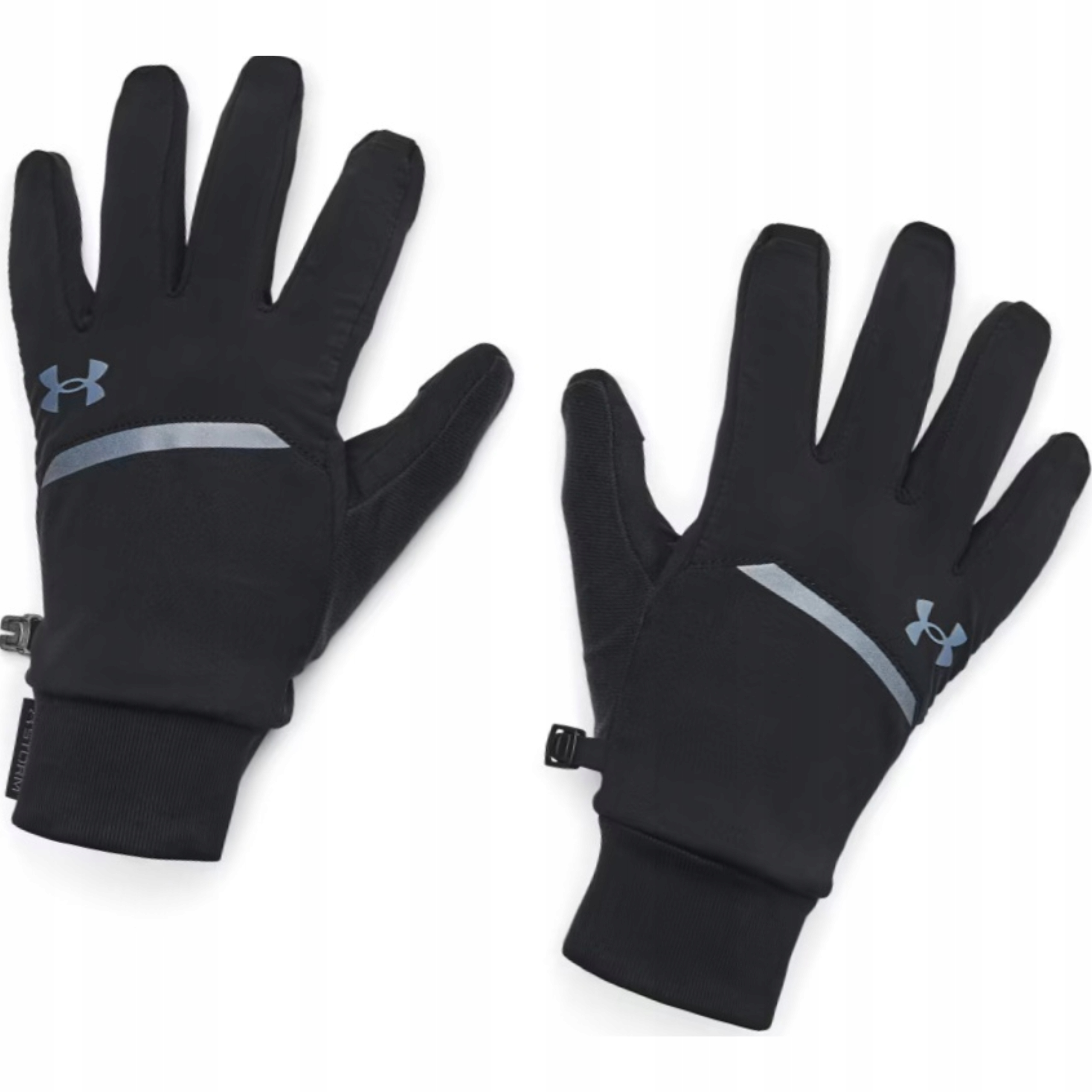 MĘSKIE RĘKAWICZKI ZIMOWE TRENINGOWE DOTYK ODBLASK STORM XL