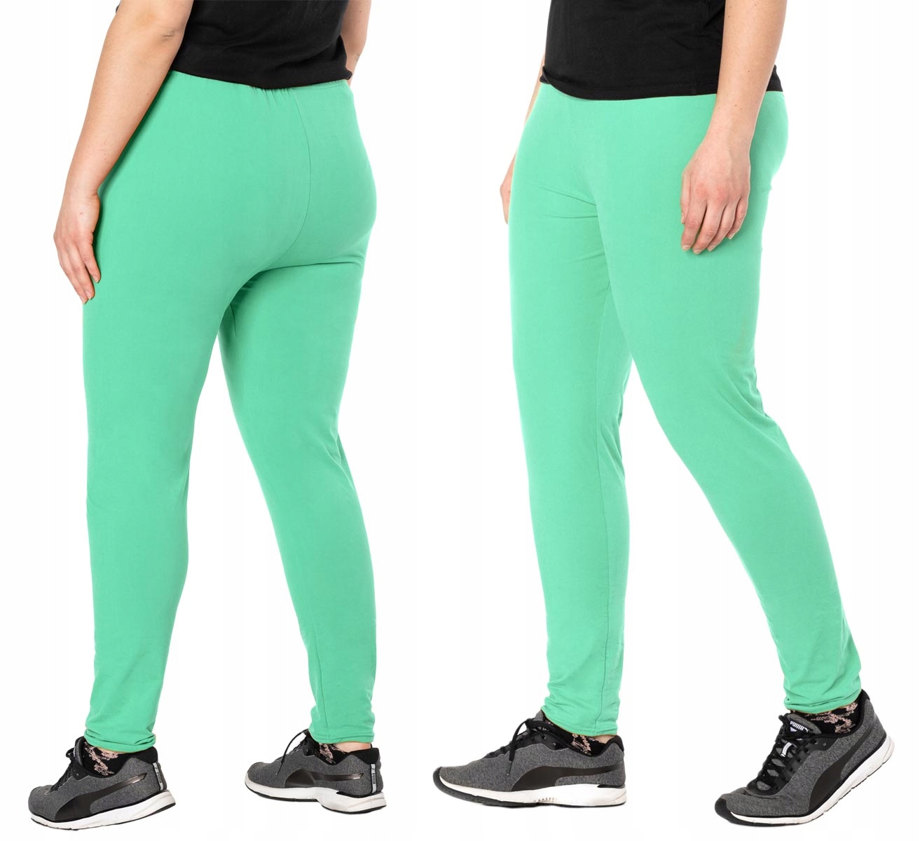 

Duże Legginsy Getry Damskie 202019-5 5X/6XL