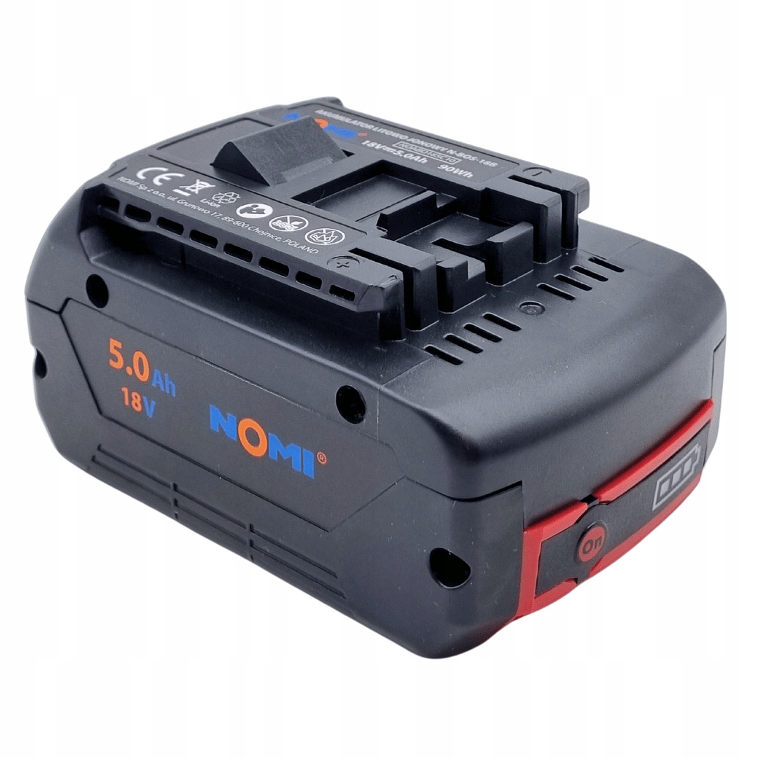 Akumulátor pro Bosch lithium-iontový 18V 5 Ah baterie pro Bosch náhrada za Nomi