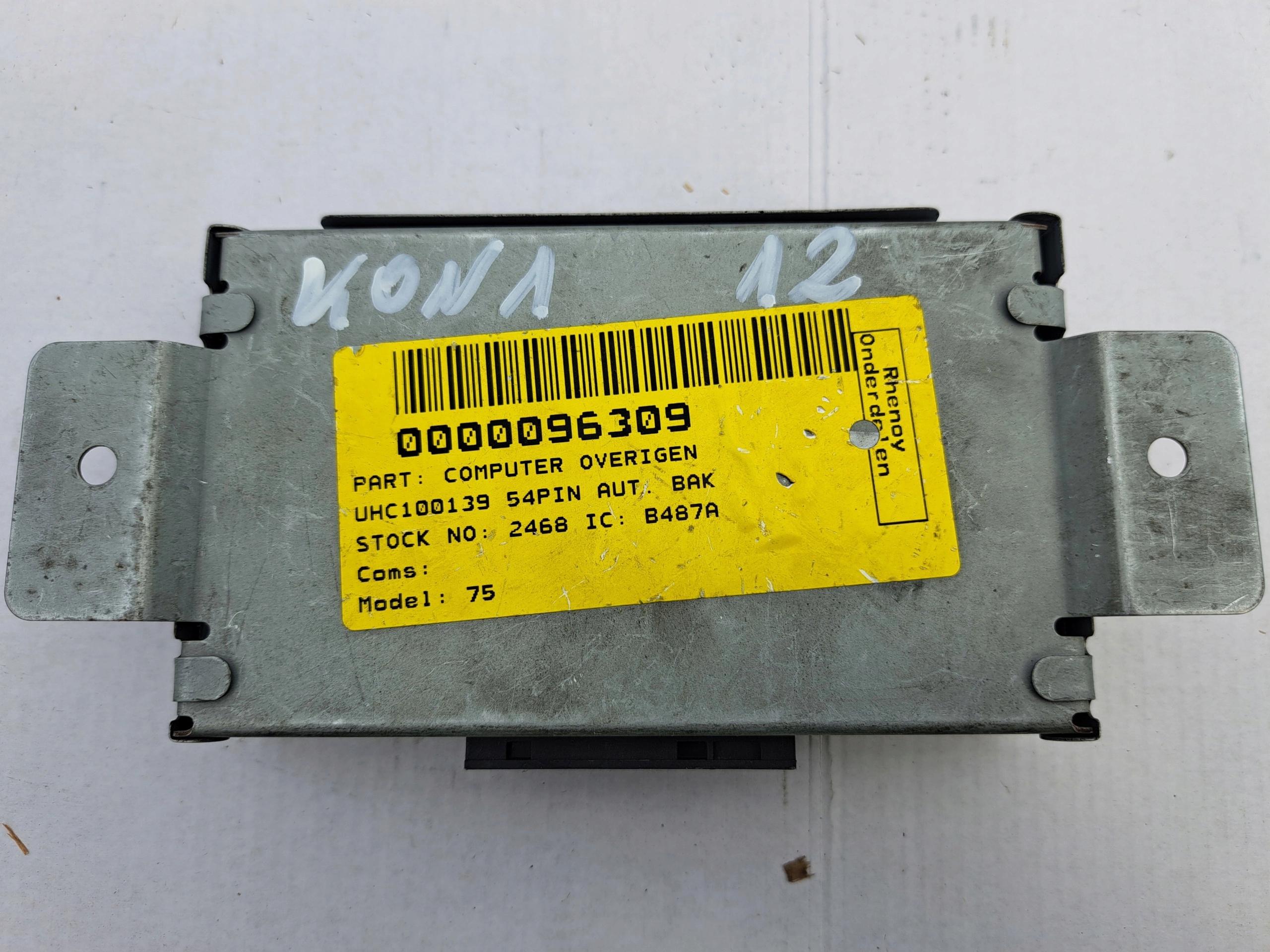 ROVER 75 Computer ECU Bedienteil Getriebe getriebe UHC100139 ETC-J112
