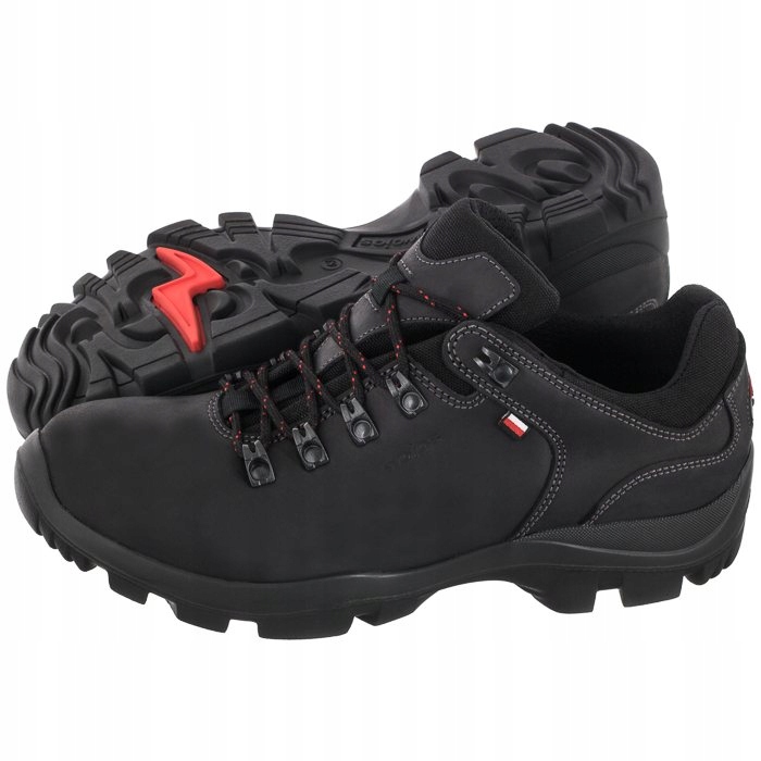 Pánské sportovní trekové boty Wojas černé 9377-91